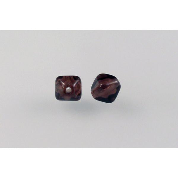 Bicone Lucern Pressed Beads 6 mm, Amethyst (20060), Bohemia Crystal Glass, Czechia 11100066