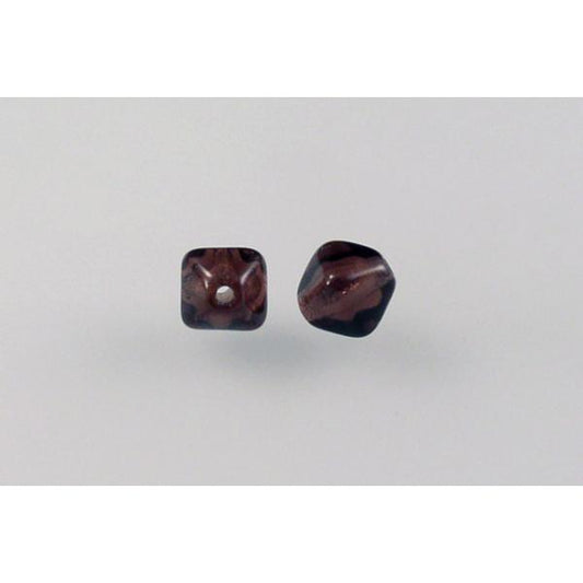 Bicone Lucern Pressed Beads 6 mm, Amethyst (20060), Bohemia Crystal Glass, Czechia 11100066