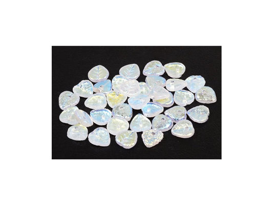 Heart Leaf Beads 00030/Lept/28701 Glass Czech Republic
