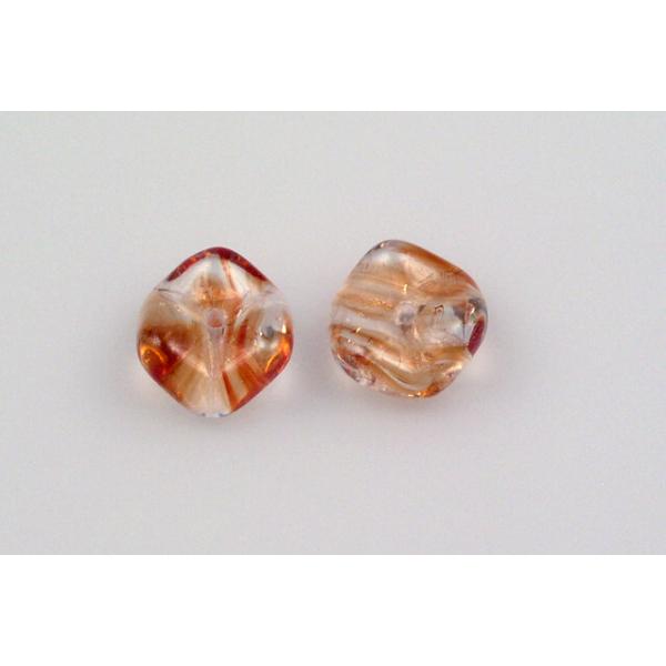 Pressed Beads 6 x 10 mm, Crystal Ruby Red (30-90080), Bohemia Crystal Glass, Czechia 11100133