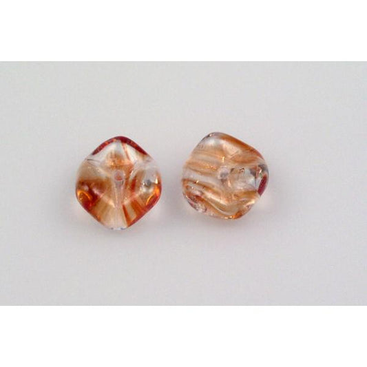 Pressed Beads 6 x 10 mm, Crystal Ruby Red (30-90080), Bohemia Crystal Glass, Czechia 11100133