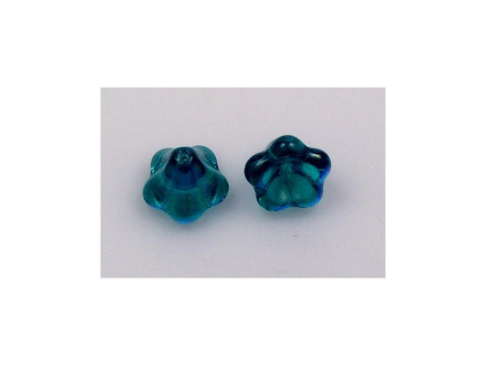 Flower Bell Beads 50720/28701 Glass Czech Republic