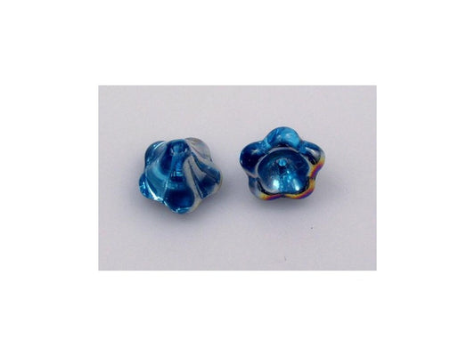 Flower Bell Beads 60010/28101 Glass Czech Republic