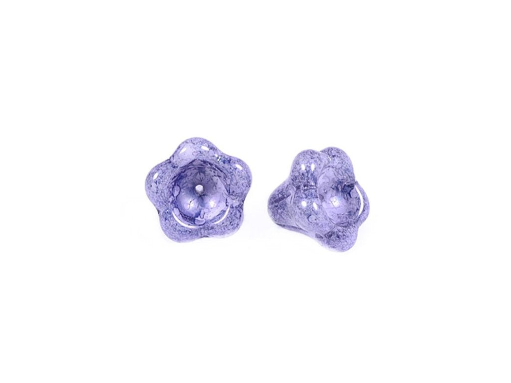 Flower Bell Beads 03000/15464 Glass Czech Republic