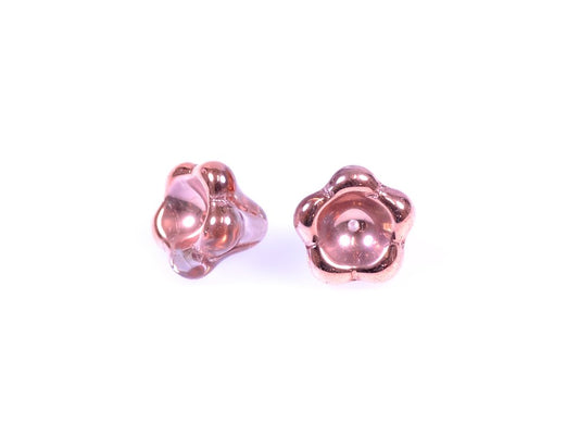 Flower Bell Beads 70110/27101 Glass Czech Republic