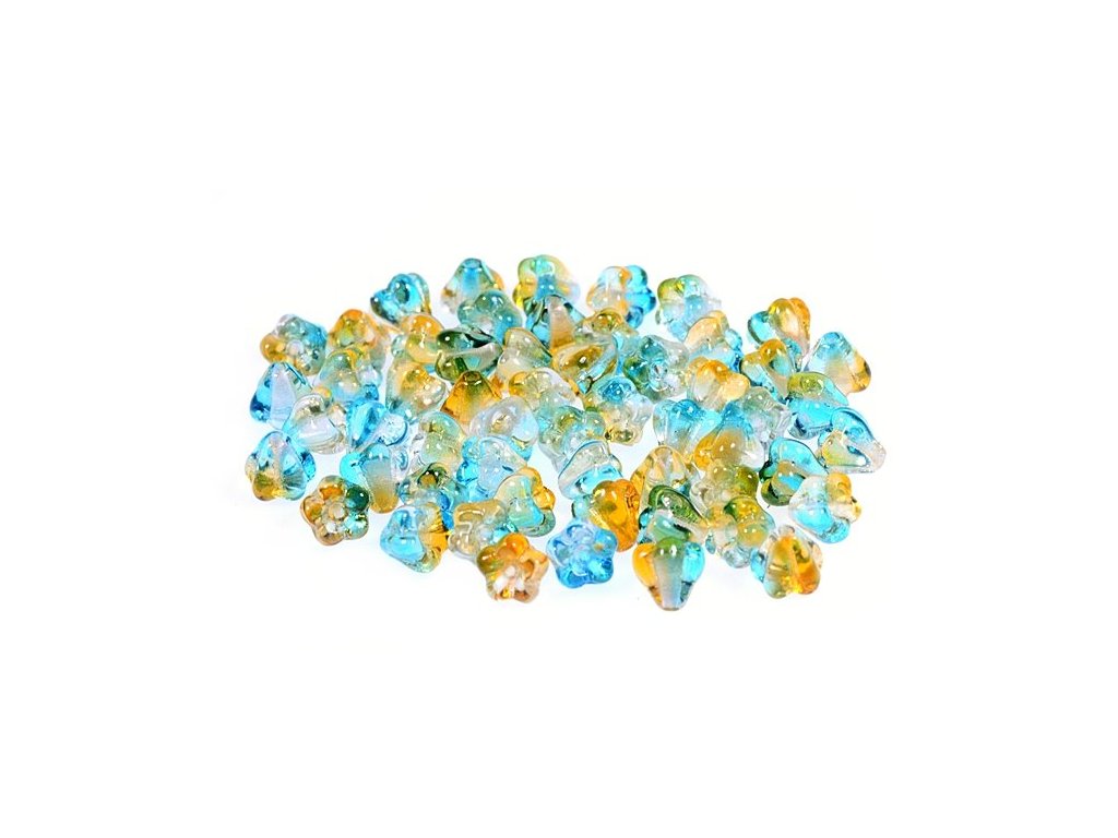 Flower Bell Beads 00030/48004 Glass Czech Republic