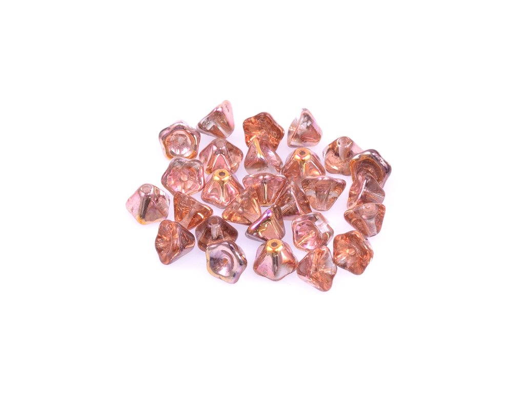 Flower Bell Beads 00030/27137 Glass Czech Republic