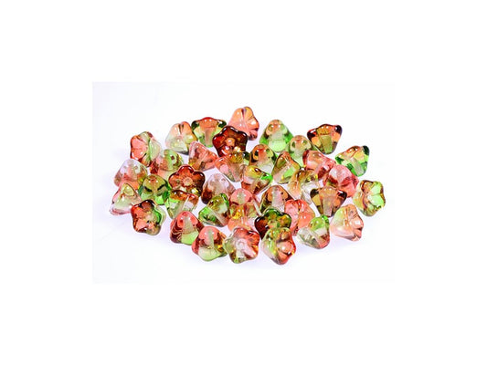 Flower Bell Beads 00030/48017 Glass Czech Republic