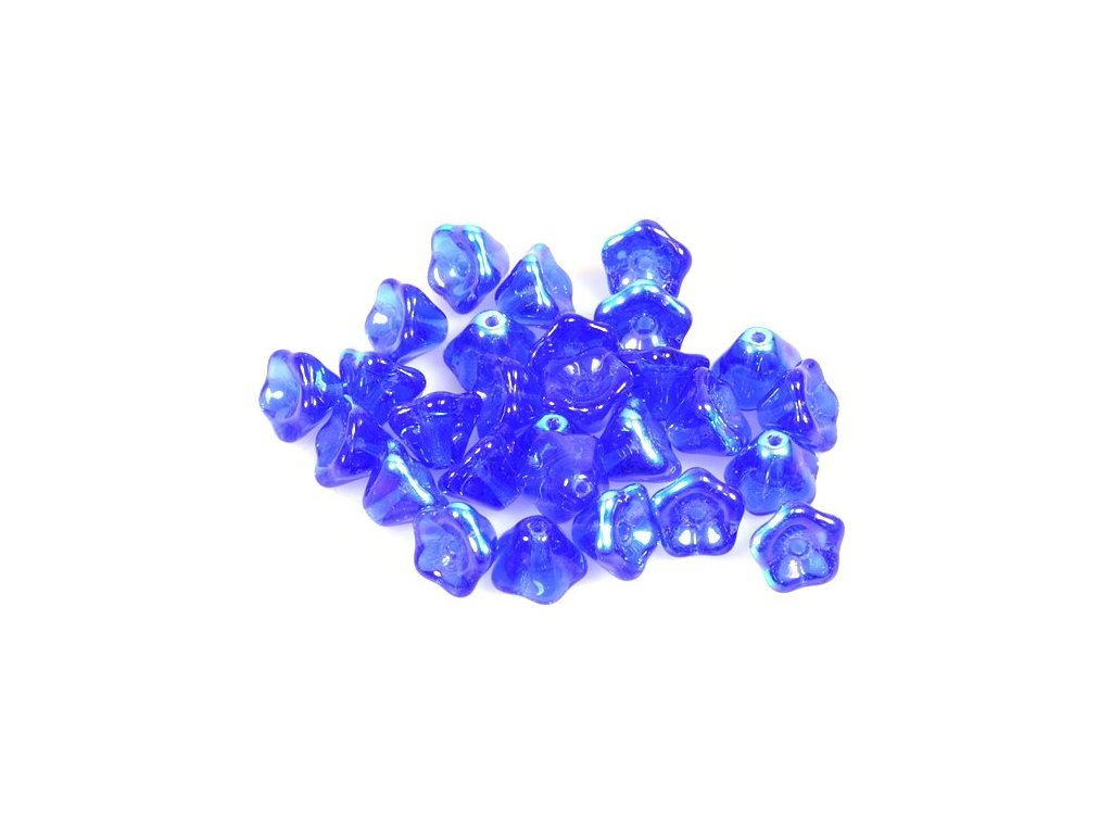 Flower Bell Beads 30060/28701 Glass Czech Republic