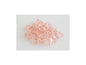 Flower Bell Beads Transparent Pink Glass Czech Republic