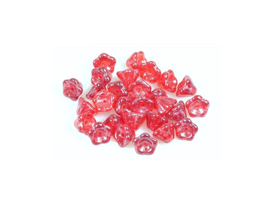 Flower Bell Beads 90080/14400 Glass Czech Republic