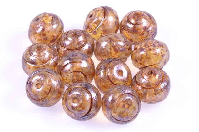 Pressed Beads 12 mm, Crystal 65301 (30-65301), Bohemia Crystal Glass, Czechia 11100242