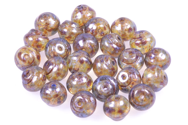 Pressed Beads 8 mm, Crystal 65305 (30-65305), Bohemia Crystal Glass, Czechia 11100242