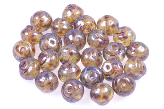 Pressed Beads 8 mm, Crystal 65305 (30-65305), Bohemia Crystal Glass, Czechia 11100242