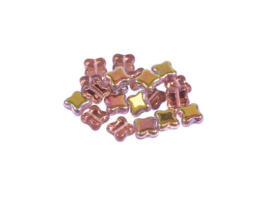 Pressed Beads Cross 00030/28009 Glass Czech Republic