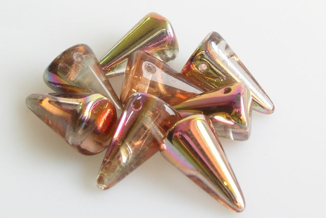 Spike Thorn Beads 12 x 18 mm, Crystal 28009 (30-28009), Bohemia Crystal Glass, Czechia 11101321