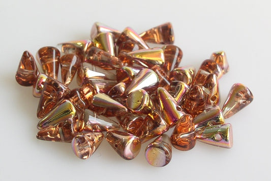 Spike Thorn Beads 5 x 8 mm, Crystal 28009 (30-28009), Bohemia Crystal Glass, Czechia 11101321
