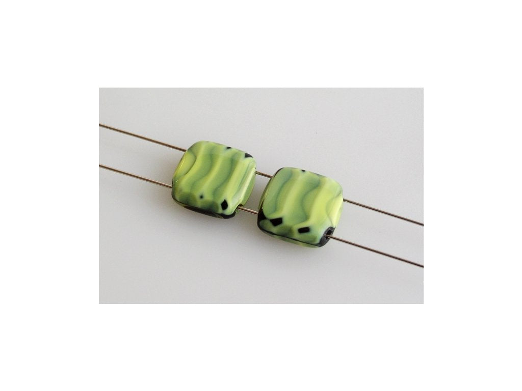 Tile 2-hole Square Beads 26807 Glass Czech Republic