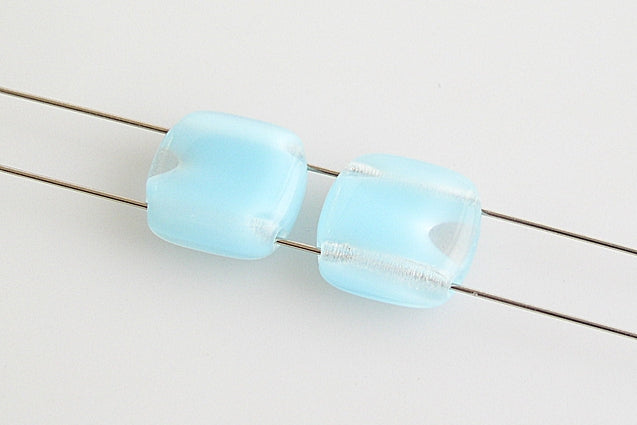 Tile 2-hole Square Beads 10 x 10 mm, color: 66018, Bohemia Crystal Glass, Czechia 11109009