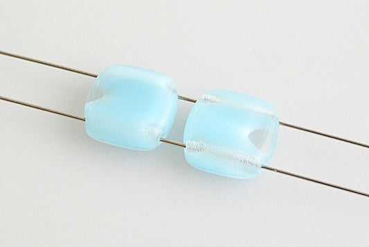 Tile 2-hole Square Beads 10 x 10 mm, color: 66018, Bohemia Crystal Glass, Czechia 11109009