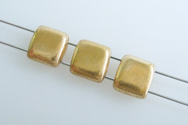 Tile 2-hole Square Beads 6 x 6 mm, Crystal 26200 (30-26200), Bohemia Crystal Glass, Czechia 11109009