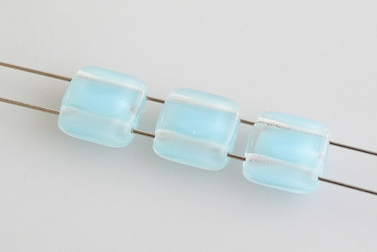Tile 2-hole Square Beads 8 x 8 mm, color: 66018, Bohemia Crystal Glass, Czechia 11109009
