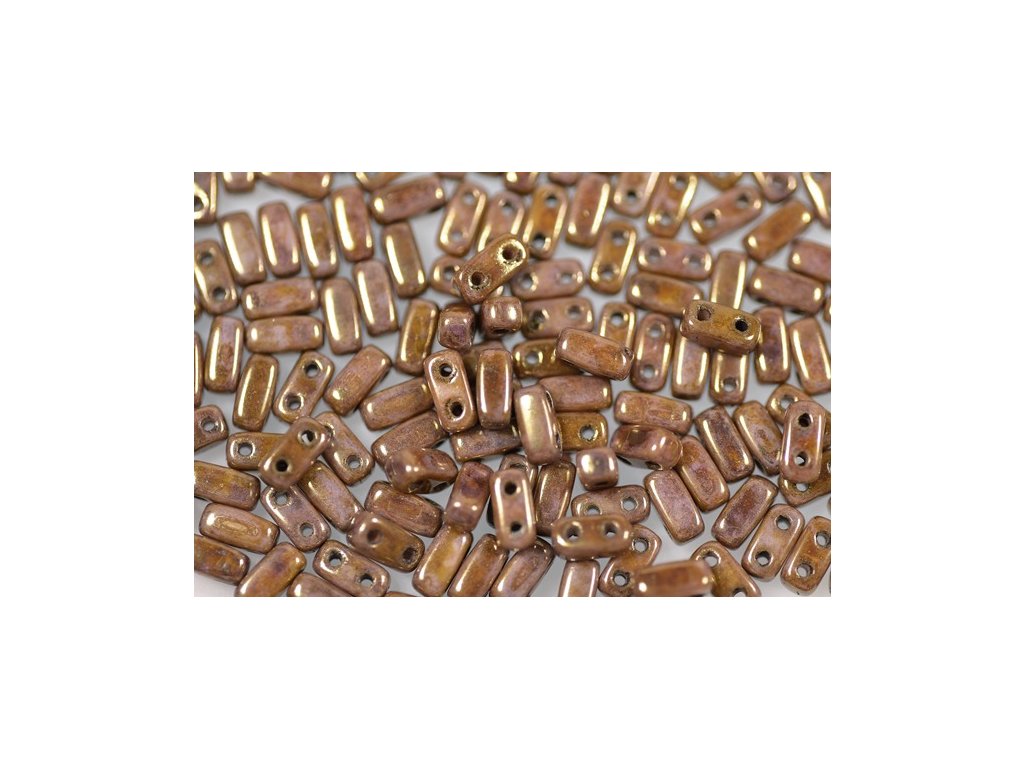 Brick 2-hole Rectangle Beads 03000/15695 Glass Czech Republic