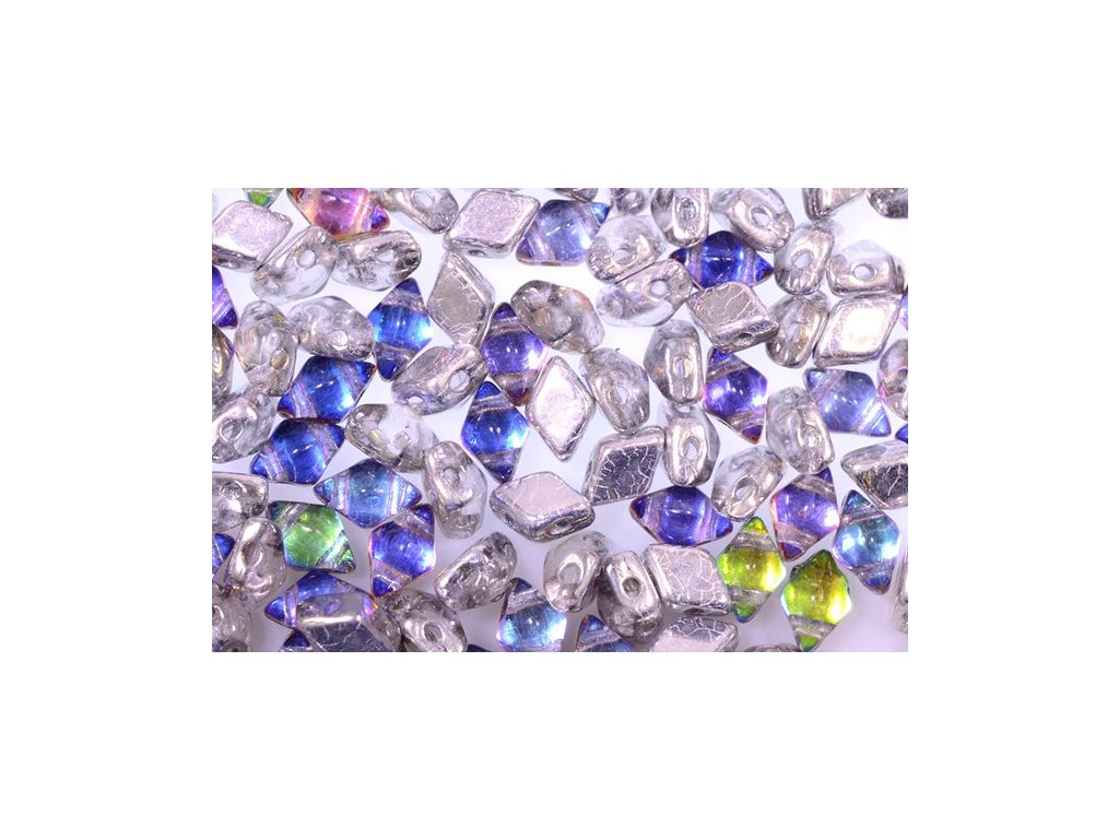 DiamonDuo 2-hole Beads Rhombus Gemduo 00030/55008 Glass Czech Republic