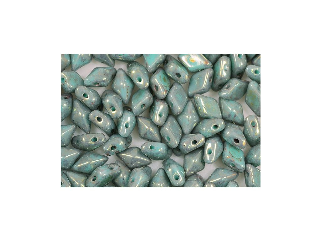 DiamonDuo 2-hole Beads Rhombus Gemduo 63130/15495 Glass Czech Republic
