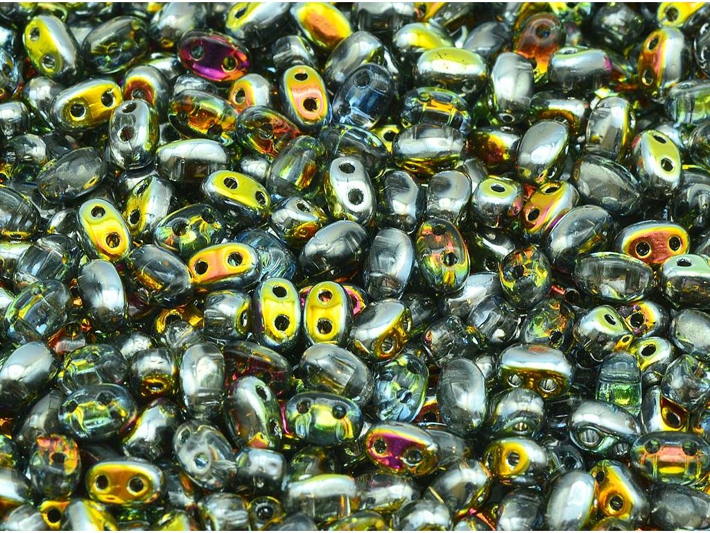 GBduo 2-hole Oval Beads 00030/28001 Glass Czech Republic