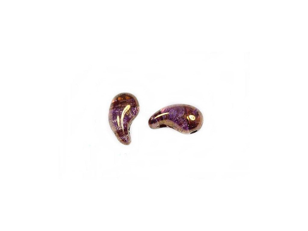 ZoliDuo 2-hole Comma Beads Right 00030/15695 Glass Czech Republic