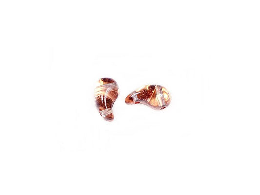 ZoliDuo 2-hole Comma Beads Right 00030/55004 Glass Czech Republic