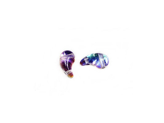 ZoliDuo 2-hole Comma Beads Right 00030/55008 Glass Czech Republic