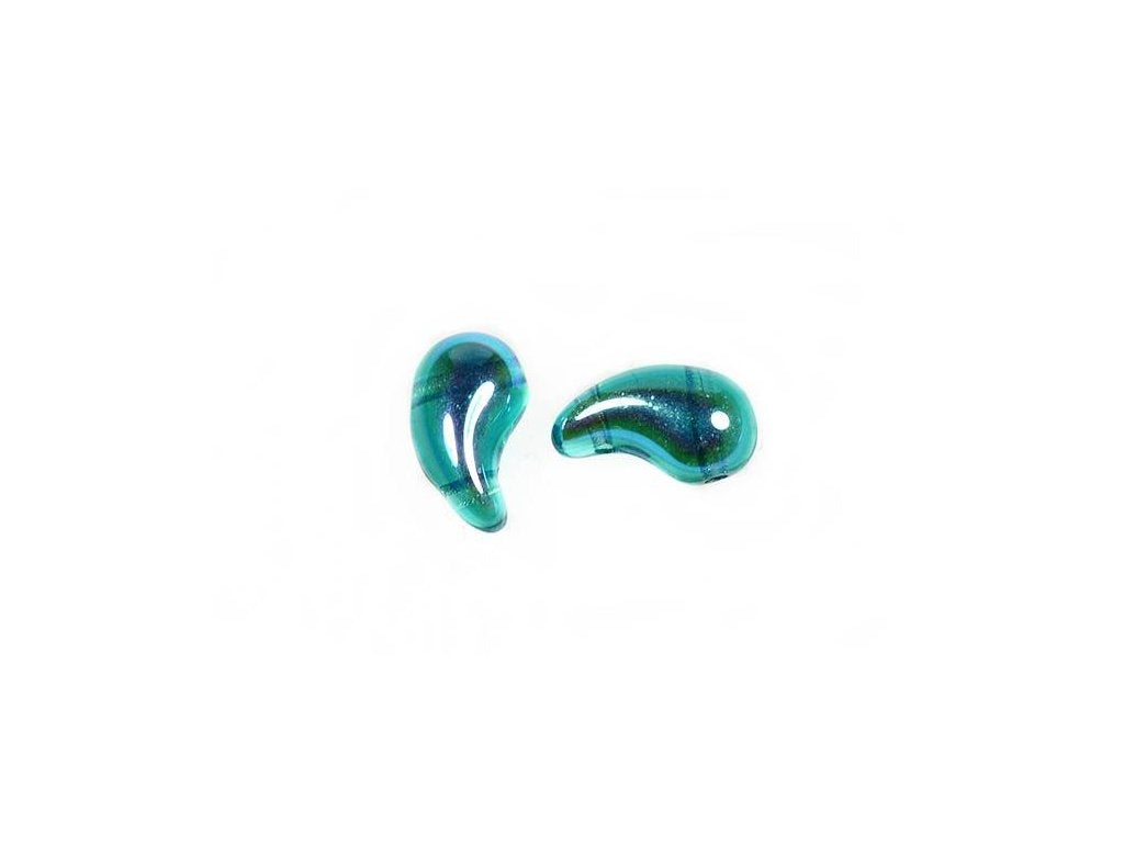 ZoliDuo 2-hole Comma Beads Right 50730/28701 Glass Czech Republic