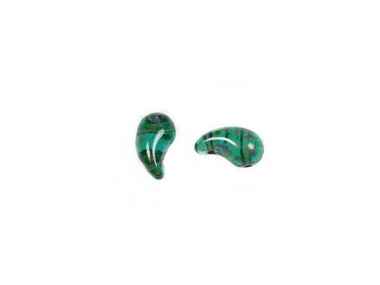ZoliDuo 2-hole Comma Beads Right 50730/86800 Glass Czech Republic