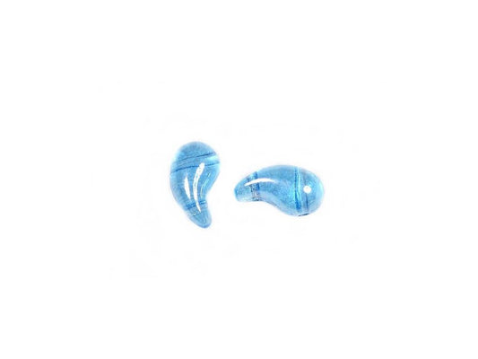 ZoliDuo 2-hole Comma Beads Right 60020/14400 Glass Czech Republic