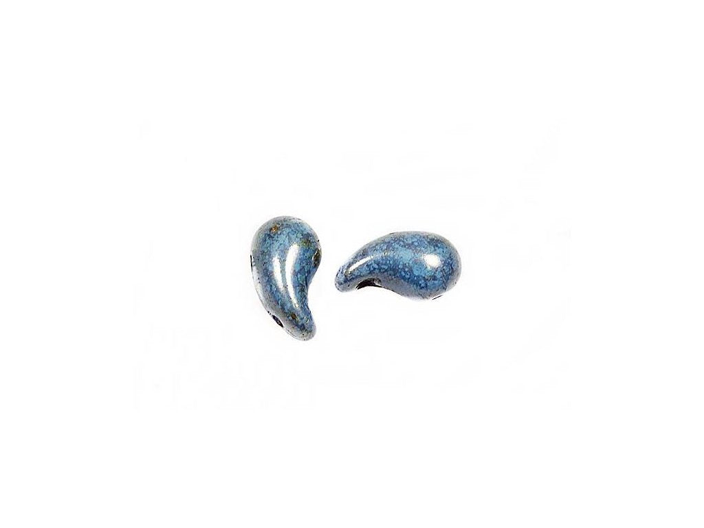 ZoliDuo 2-hole Comma Beads Right 63020/15615 Glass Czech Republic