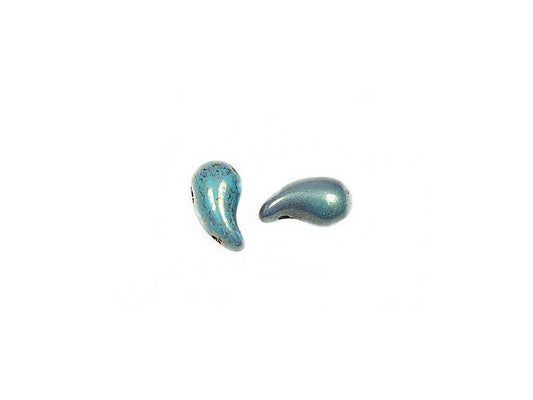 ZoliDuo 2-hole Comma Beads Right 63130/15495 Glass Czech Republic