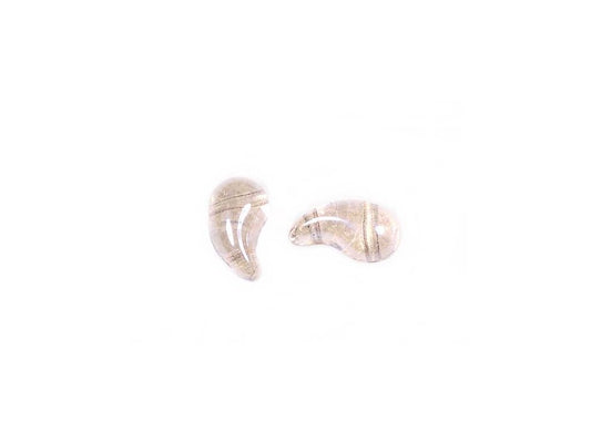 ZoliDuo 2-hole Comma Beads Right 70120/14400 Glass Czech Republic