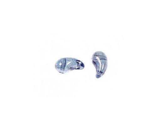 ZoliDuo 2-hole Comma Beads Left 00030/14464 Glass Czech Republic