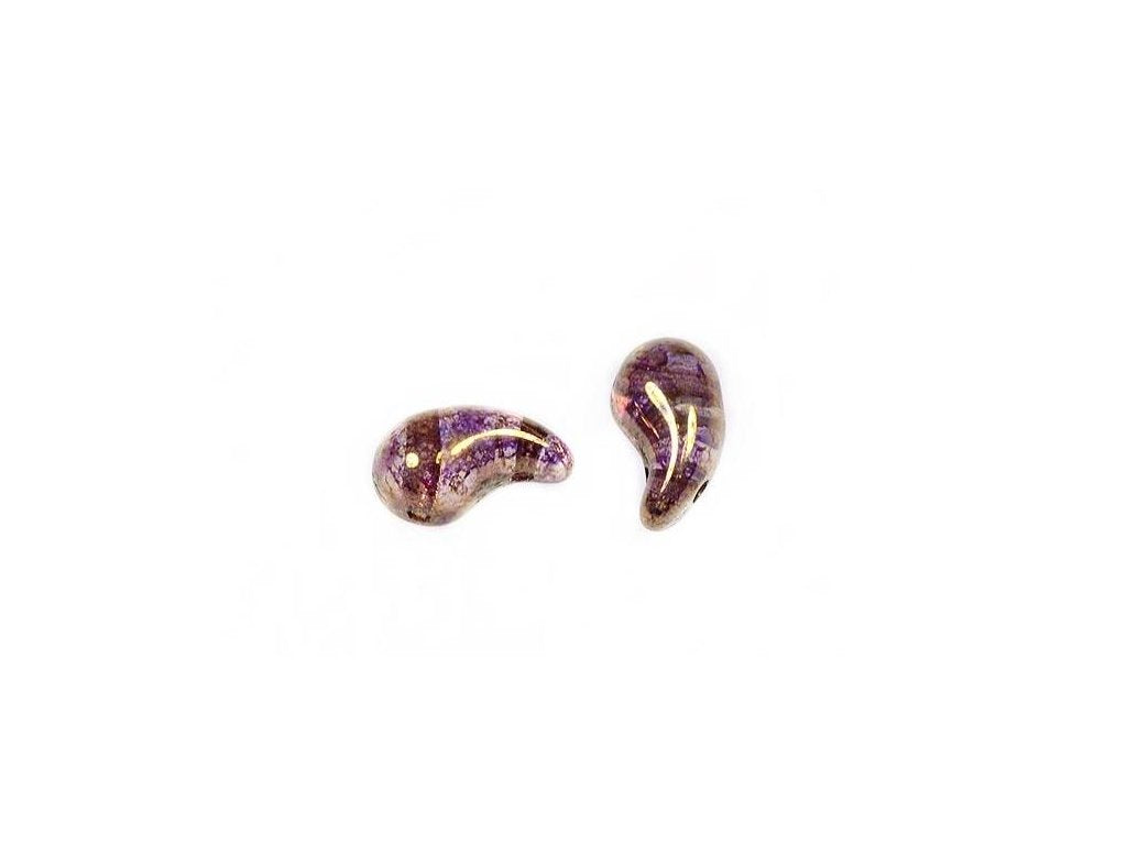 ZoliDuo 2-hole Comma Beads Left 00030/15695 Glass Czech Republic