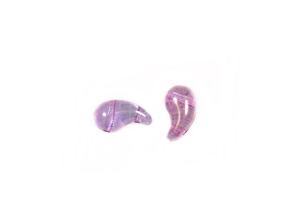 ZoliDuo 2-hole Comma Beads Left 00030/15726 Glass Czech Republic