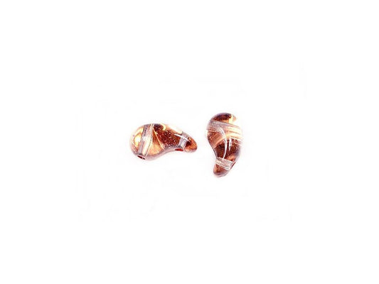 ZoliDuo 2-hole Comma Beads Left 00030/55004 Glass Czech Republic