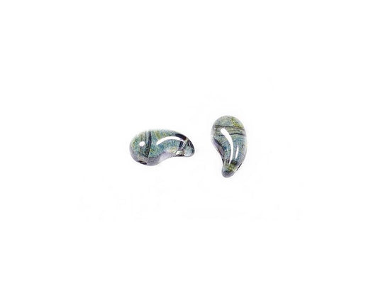 ZoliDuo 2-hole Comma Beads Left 00030/65431 Glass Czech Republic