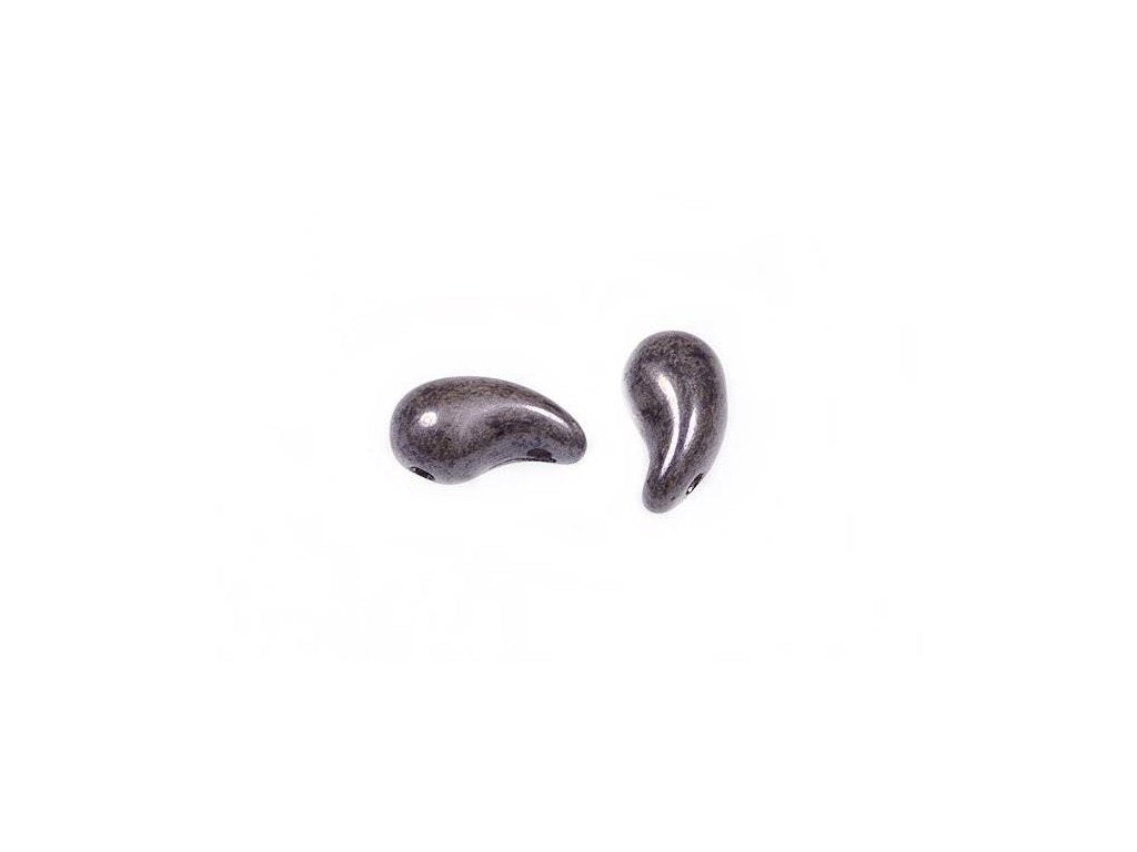 ZoliDuo 2-hole Comma Beads Left 03000/14449 Glass Czech Republic