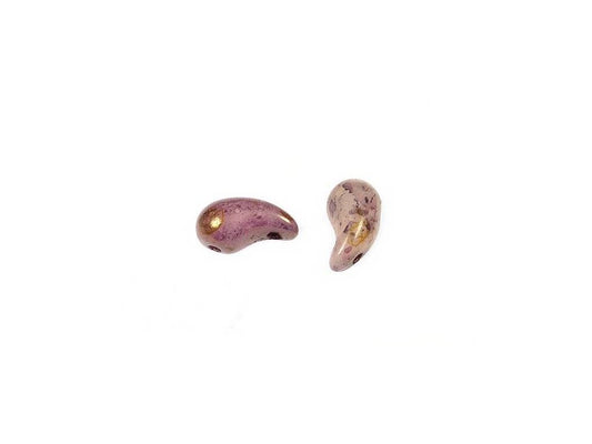ZoliDuo 2-hole Comma Beads Left 03000/15695 Glass Czech Republic