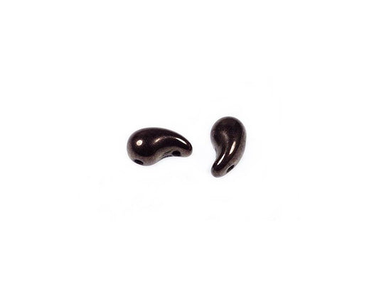 ZoliDuo 2-hole Comma Beads Left 23980/14435 Glass Czech Republic