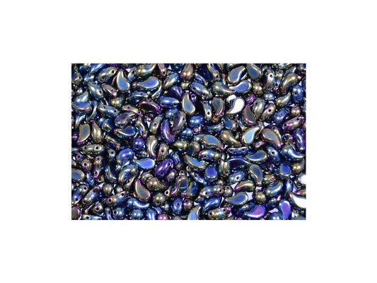 ZoliDuo 2-hole Comma Beads Left 23980/21455 Glass Czech Republic