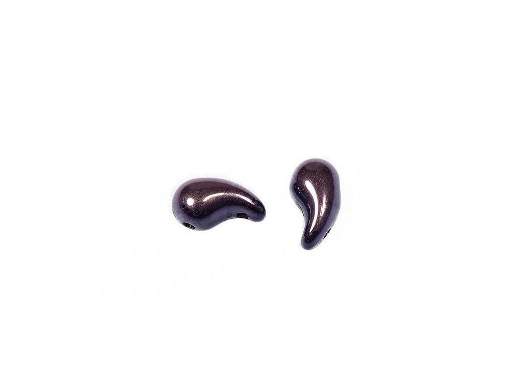 ZoliDuo 2-hole Comma Beads Left 23980/27304 Glass Czech Republic