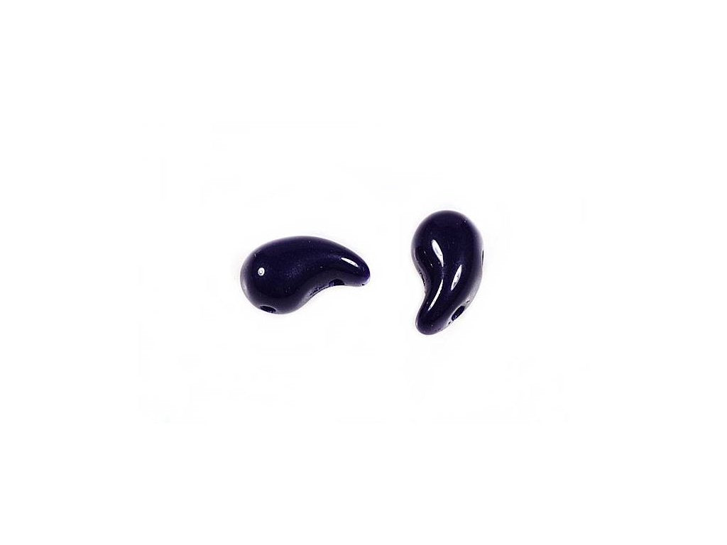 ZoliDuo 2-hole Comma Beads Left 33410 Glass Czech Republic